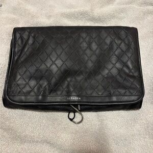 Sephora Exercutionist Quilted Black Toiletry Bag